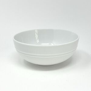 Crate & Barrel White Entree-Halo 5" Fruit Dessert Rice Bowl Rene Ozorio